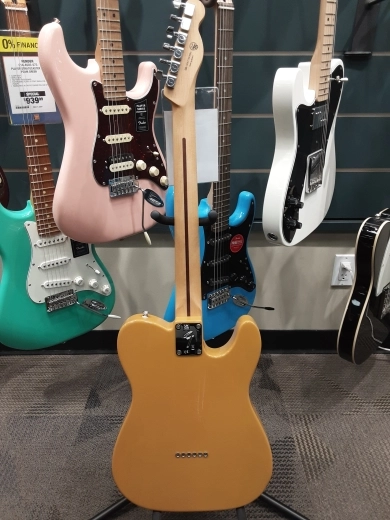 Player Telecaster Left Handed Maple - Butterscotch Blonde 2